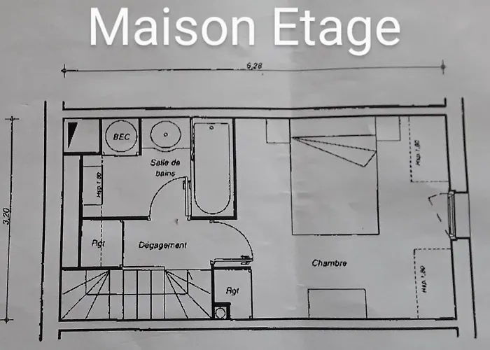 Hébergement de vacances La Maison Tranquille At The 1 Bedroom House Marciac